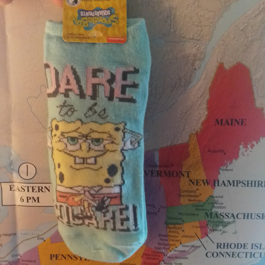 SpongeBob no-show socks